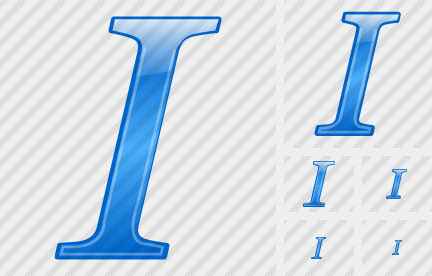 Icono Text Italic