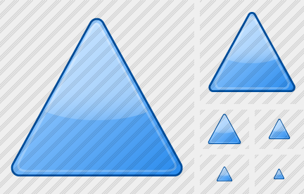 Triang Blue Icon Triang Blue Icon