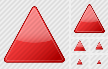 Triang Red Icon Triang Red Icon