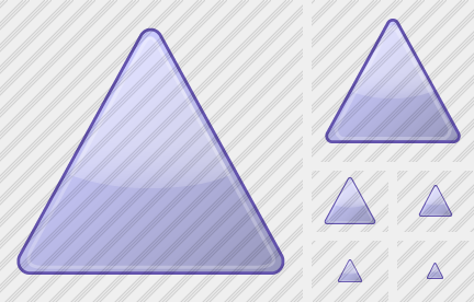 Triang Violet Icon Triang Violet Icon