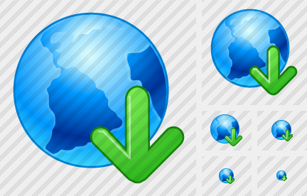 Web Download Icon