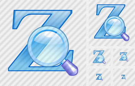 Z Search Symbol